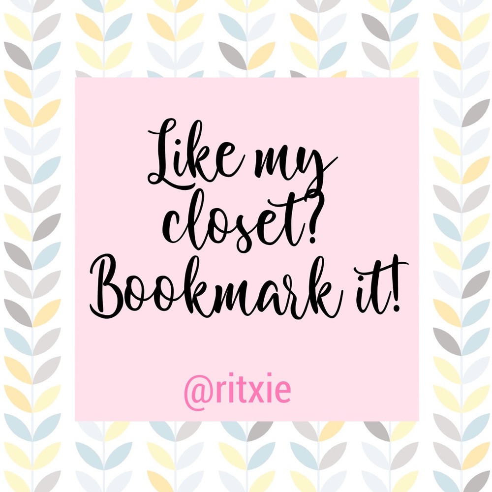 Like this post to bookmark my closet!